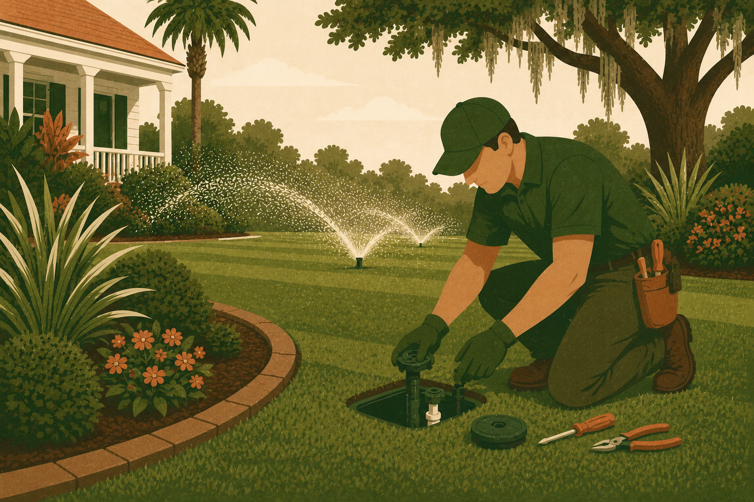 Professional mulching service in Johns Island SC