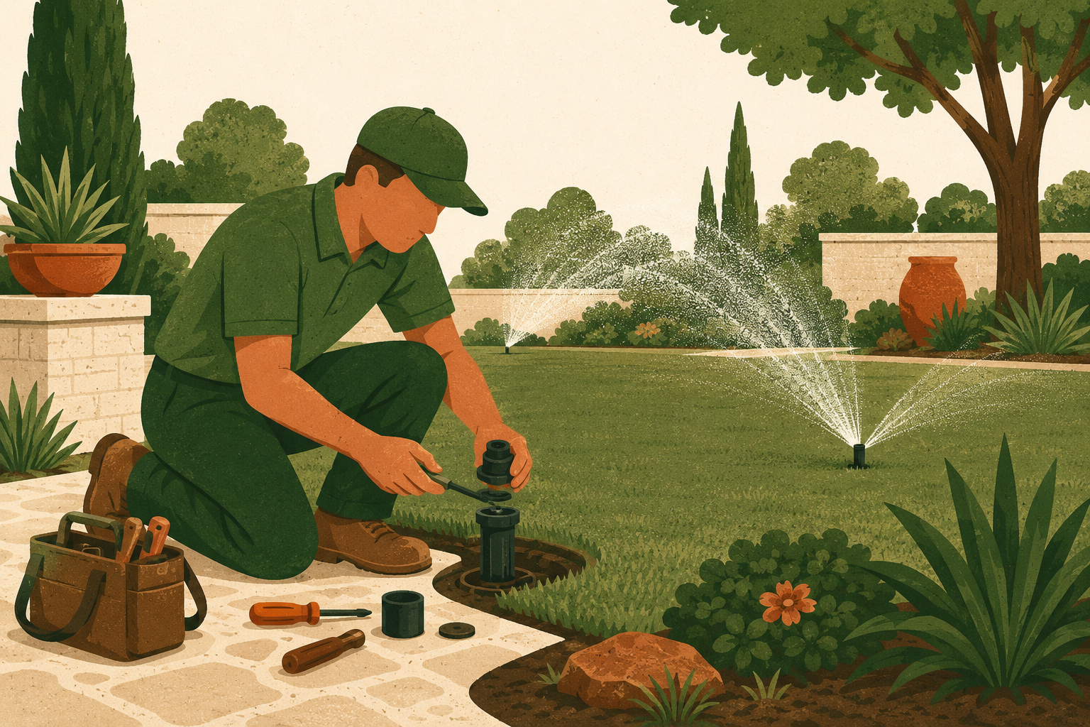 Irrigation system repair in Johns Island SC